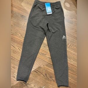 🆕Odlo Gray Activewear Pants men’s run easy 365 NWT